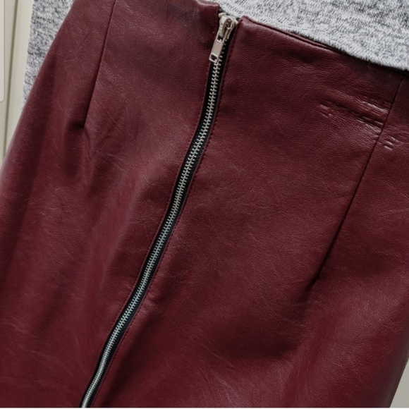 The I-Can't-Believe-it's-Faux Leather Mini Skirt from BLUE BLUSH - Picture 2 of 9